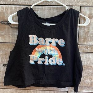 Pure Barre | Barre With Pride Cropped Tank | Size Medium
